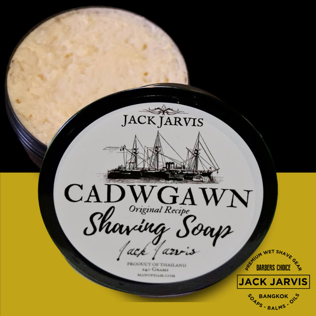 สบู่โกนหนวด CADWGAWN Jack Jarvis Shaving Soap Man Of Siam Wet Shave