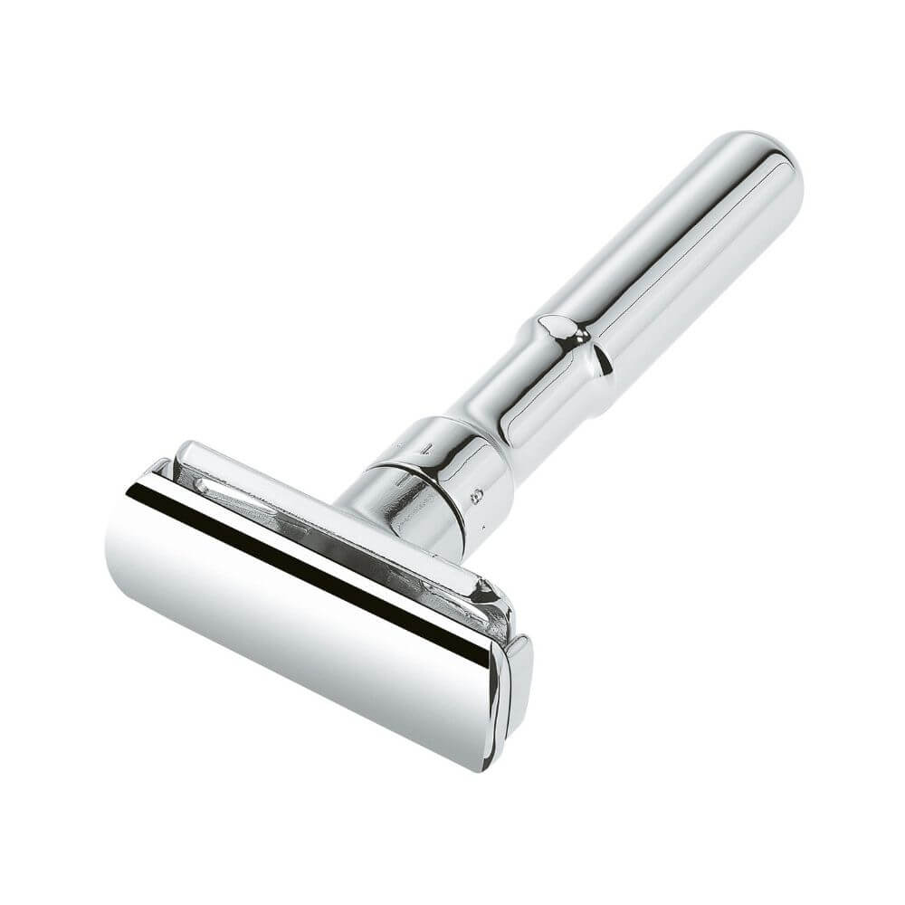 มีดโกนสองคม Merkur รุ่น Futur สีเงินเงา (Chrome)  Man Of Siam Siam Wet Shave siamwetshave Bangkok Safety Razors