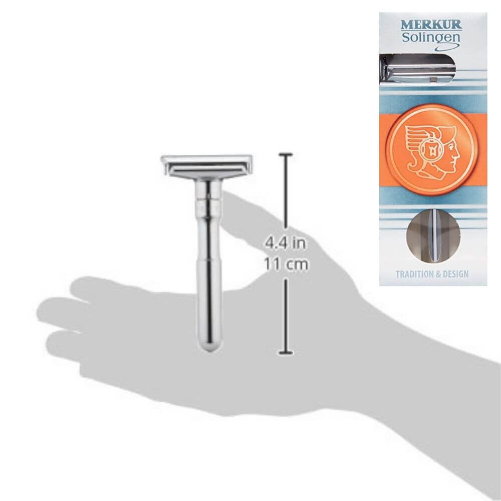 มีดโกนสองคม Merkur รุ่น Futur สีซาติน Man Of Siam Siam Wet Shave siamwetshave Bangkok Safety Razor size