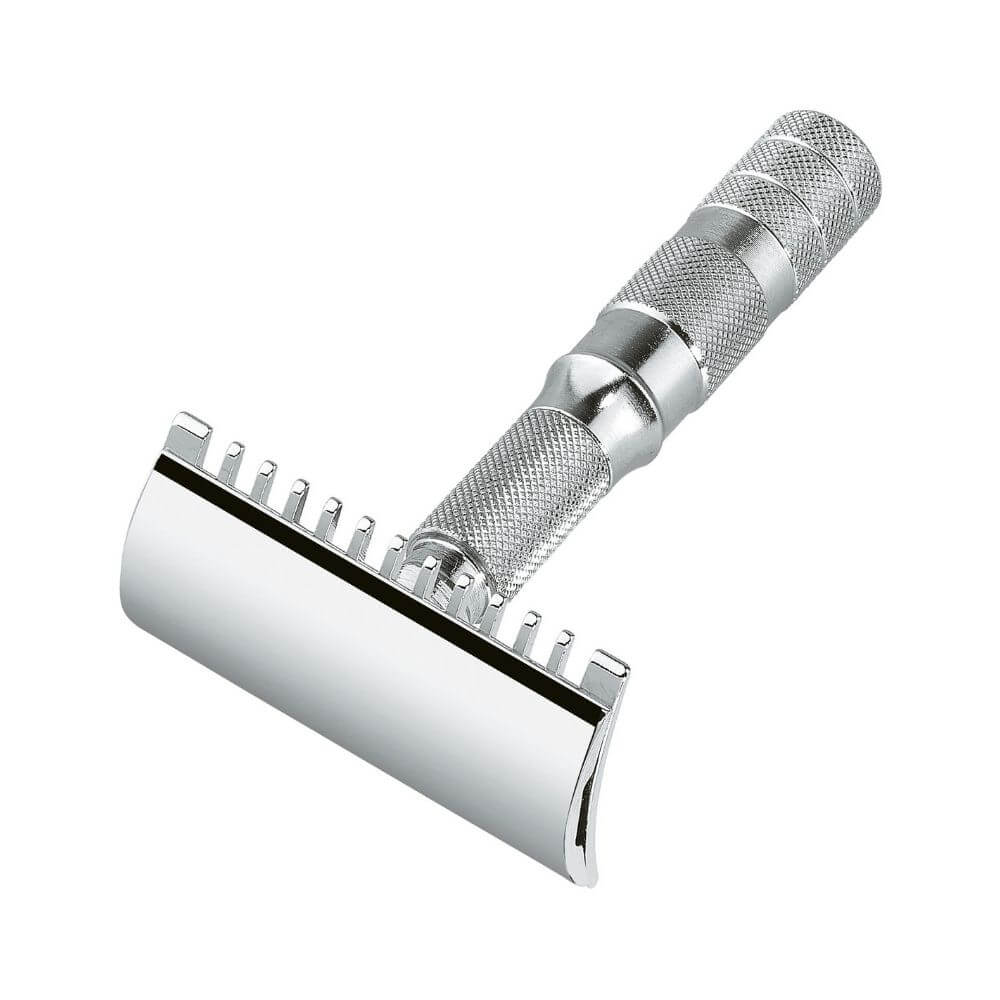 มีดโกนสองคม MERKUR รุ่นพกพา Man Of Siam Siam Wet Shave siamwetshave Bangkok Safety Razor open