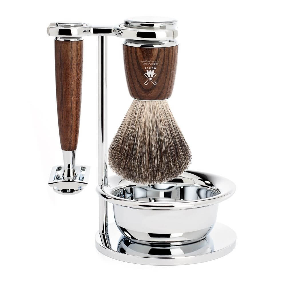 ชุดโกนหนวด MÜHLE รุ่น Steamed Ash Man Of Siam siamwetshave Shaving Set