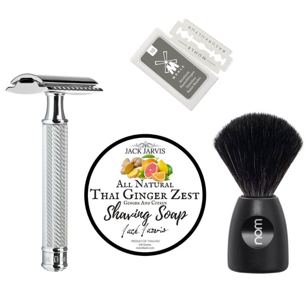 มีดโกนสองคม MÜHLE R89 - พิเศษชุดสุดคุ้ม Man Of Siam Wet Shave Co siam wet shave siamwetshave Bangkok safety razor